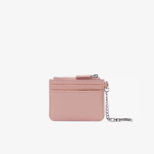 Porte-Cartes Femme Avec Mousqueton En Cuir Graine | Lacoste Cheap