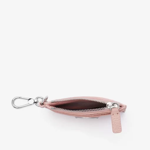 Porte-Cartes Femme Avec Mousqueton En Cuir Graine | Lacoste Cheap