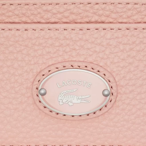 Porte-Cartes Femme Avec Mousqueton En Cuir Graine | Lacoste Cheap