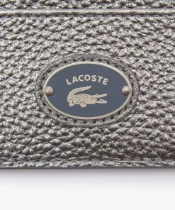 Porte-Cartes Femme Avec Mousqueton En Cuir Graine | Lacoste Store