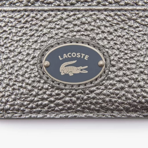 Porte-Cartes Femme Avec Mousqueton En Cuir Graine | Lacoste Store