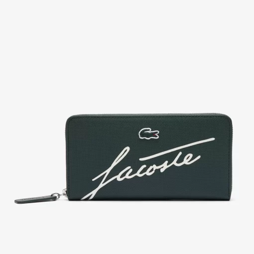 Portefeuille Zippe L.12.12 Imprime Signature | Lacoste New