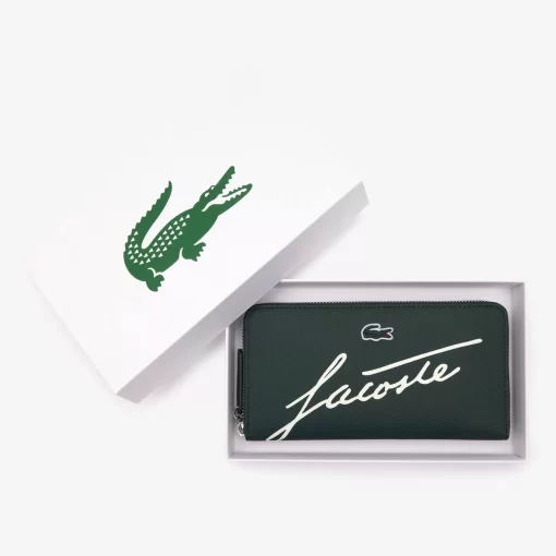 Portefeuille Zippe L.12.12 Imprime Signature | Lacoste New