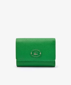 Porte-Monnaie A Rabat Femme En Cuir Graine | Lacoste New