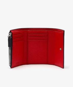 Porte-Monnaie Femme Anna Avec Rabat A Pression | Lacoste Discount