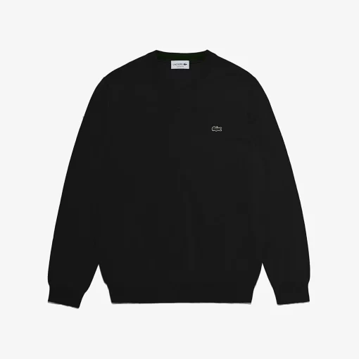 Pull A Col V En Coton Biologique Uni | Lacoste Best Sale