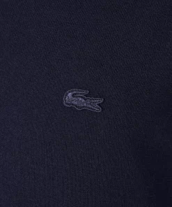 Pull A Col V En Laine Merinos Unie | Lacoste Store