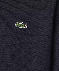 Pull A Col V En Laine Unie | Lacoste Shop