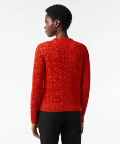 Pull A Torsades Moulinees En Laine Et Coton | Lacoste Cheap