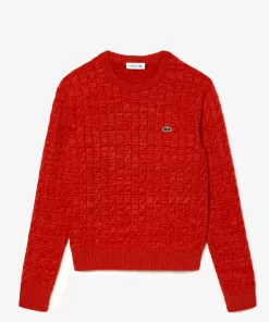 Pull A Torsades Moulinees En Laine Et Coton | Lacoste Cheap