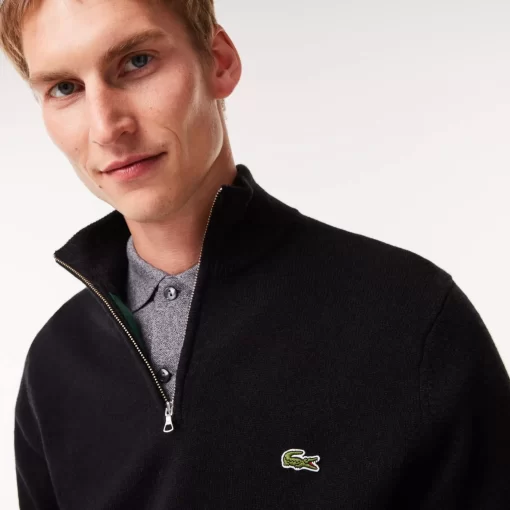 Pull Camionneur En Laine Unie | Lacoste Flash Sale