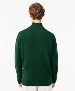 Pull Camionneur En Laine Unie | Lacoste Fashion