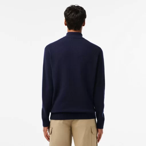 Pull Camionneur En Laine Unie | Lacoste Best