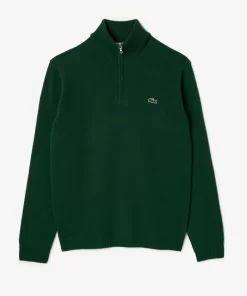 Pull Camionneur En Laine Unie | Lacoste Fashion