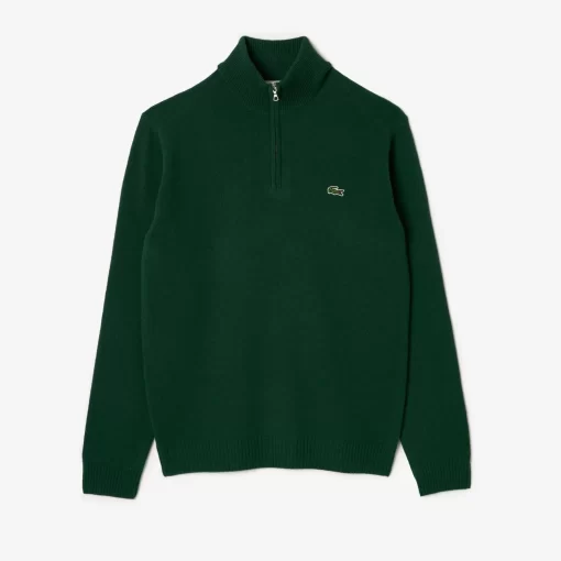 Pull Camionneur En Laine Unie | Lacoste Fashion