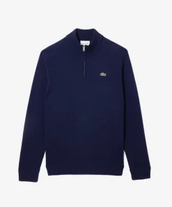 Pull Camionneur En Laine Unie | Lacoste Best