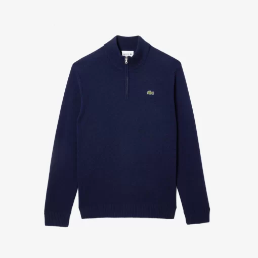 Pull Camionneur En Laine Unie | Lacoste Best