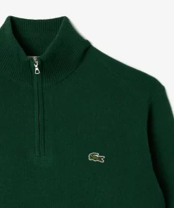 Pull Camionneur En Laine Unie | Lacoste Fashion