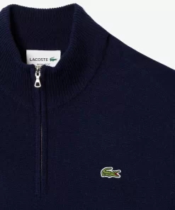 Pull Camionneur En Laine Unie | Lacoste Best