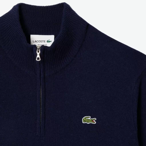 Pull Camionneur En Laine Unie | Lacoste Best