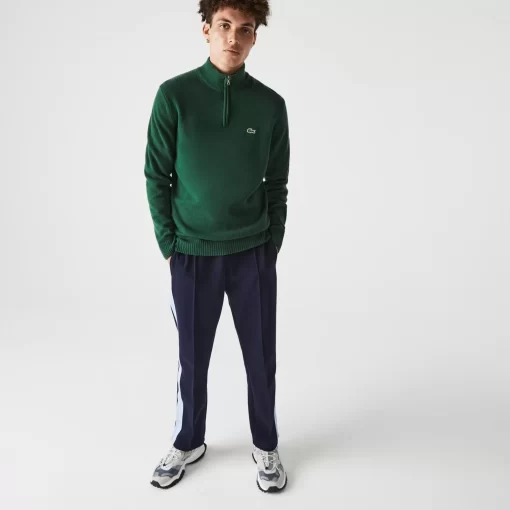 Pull Camionneur En Laine Unie | Lacoste Fashion