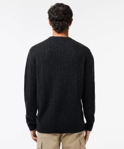 Pull Classic Fit Maille Torsadee En Laine | Lacoste Flash Sale