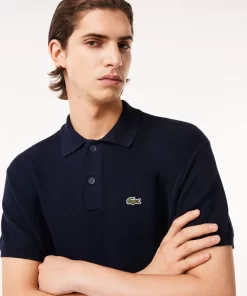 Pull Col Polo En Coton Biologique | Lacoste Fashion