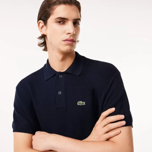 Pull Col Polo En Coton Biologique | Lacoste Fashion