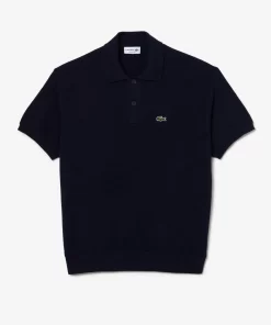 Pull Col Polo En Coton Biologique | Lacoste Fashion