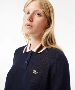 Pull Col Polo Manches Courtes En Coton | Lacoste Clearance