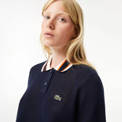 Pull Col Polo Manches Courtes En Coton | Lacoste Clearance