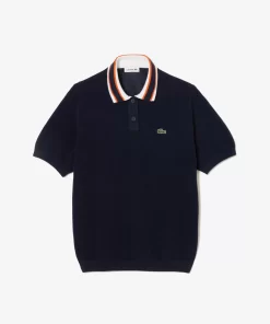 Pull Col Polo Manches Courtes En Coton | Lacoste Clearance