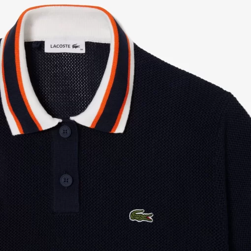 Pull Col Polo Manches Courtes En Coton | Lacoste Clearance