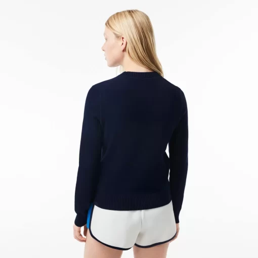 Pull Col Rond En Double-Face De Coton | Lacoste Best Sale