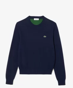 Pull Col Rond En Double-Face De Coton | Lacoste Best Sale