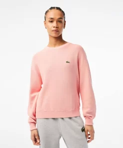 Pull Col Rond Femme En Coton Biologique | Lacoste Hot