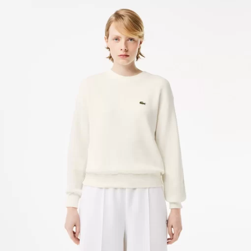 Pull Col Rond Femme En Coton Biologique | Lacoste New