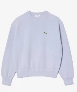 Pull Col Rond Femme En Coton Biologique | Lacoste Sale