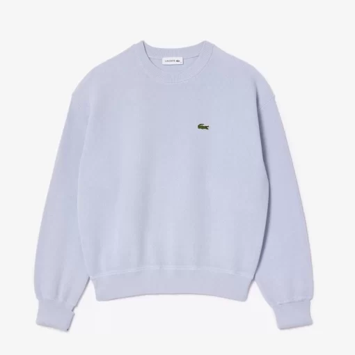 Pull Col Rond Femme En Coton Biologique | Lacoste Sale