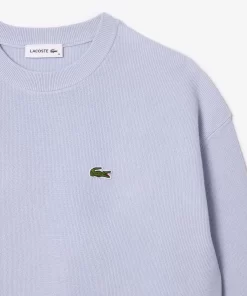 Pull Col Rond Femme En Coton Biologique | Lacoste Sale