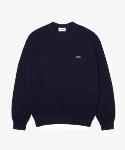 Pull Col Rond Homme En Coton Biologique | Lacoste Online