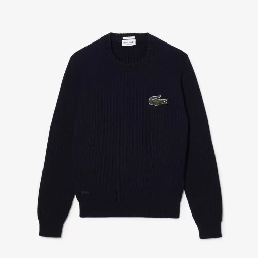 Pull Col Rond Unisexe En Coton Biologique | Lacoste Clearance