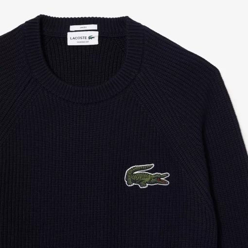 Pull Col Rond Unisexe En Coton Biologique | Lacoste Clearance