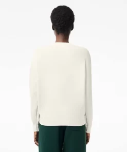 Pull Col V Femme En Coton Biologique | Lacoste Hot