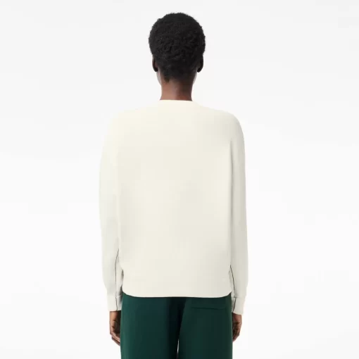 Pull Col V Femme En Coton Biologique | Lacoste Hot