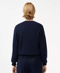 Pull Col V Femme En Coton Biologique | Lacoste Shop