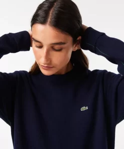 Pull Femme Col Rond En Laine | Lacoste Cheap