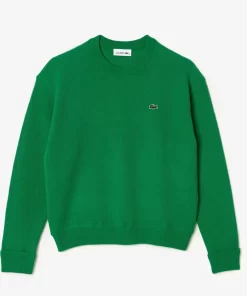 Pull Femme Col Rond En Laine | Lacoste Discount