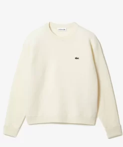 Pull Femme Col Rond En Laine | Lacoste Cheap