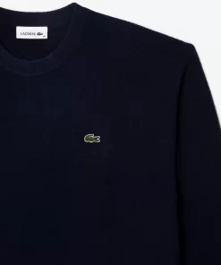 Pull Femme Col Rond En Laine | Lacoste Cheap